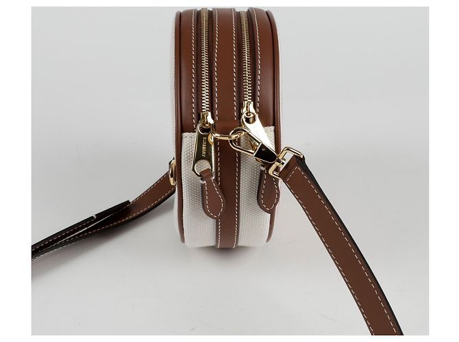 Burberry Borsa a tracolla Louis Round Shoulder Bianco - vista 5
