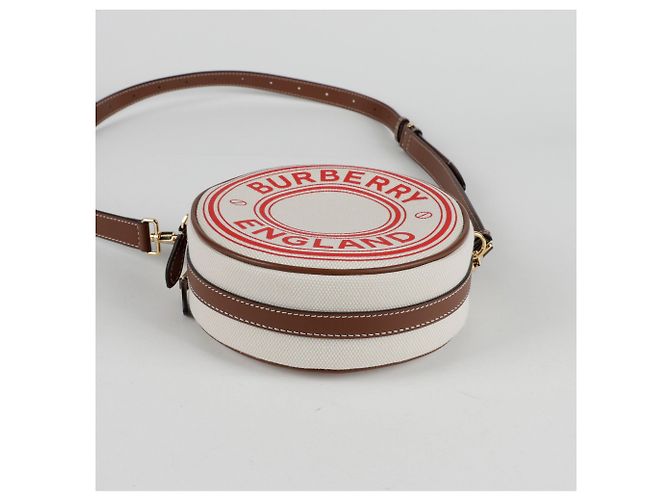 Burberry Borsa a tracolla Louis Round Shoulder Bianco - vista 6