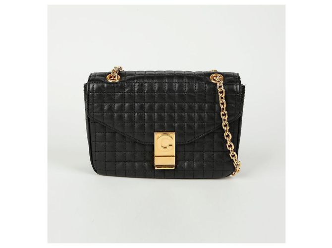 Céline Gepolsterte mittelgroße Schultertasche - Ansicht 2