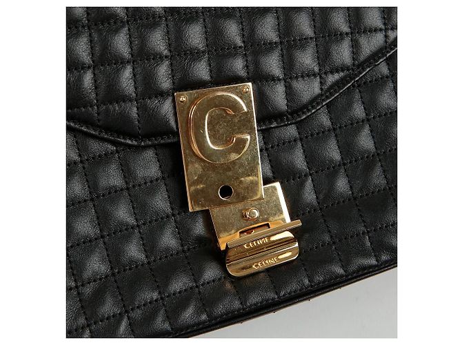 Céline Gepolsterte mittelgroße Schultertasche - Ansicht 4