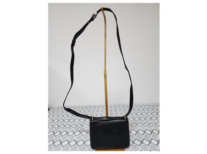 Borsa a tracolla mini D-Ring in pelle nera BURBERRY Nero - vista 2