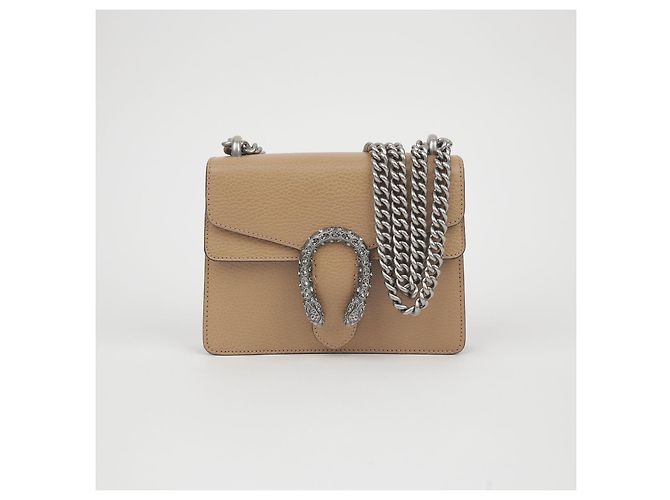 Gucci Bolsa de ombro cruzada mini corrente Dionysus Marrom - vista 2
