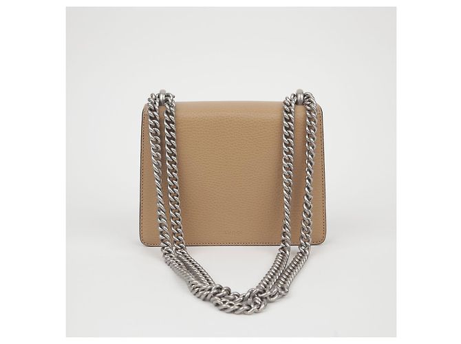 Gucci Bolsa de ombro cruzada mini corrente Dionysus Marrom - vista 3