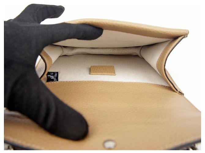 Gucci Bolsa de ombro cruzada mini corrente Dionysus Marrom - vista 7