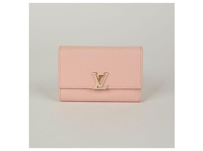 Louis Vuitton Billetera Compacta Capucines Rosa - vista 2