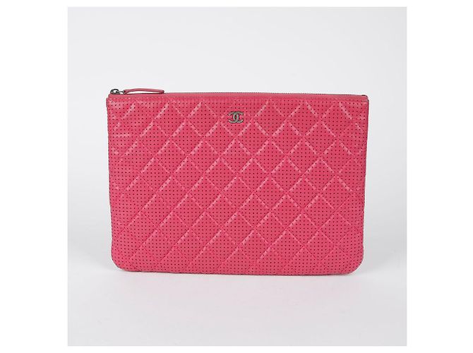 Chanel Clutch classico New Medium in pelle di agnello Rosa - vista 2