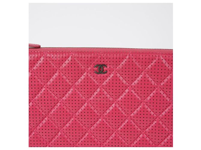 Chanel Clutch classico New Medium in pelle di agnello Rosa - vista 3