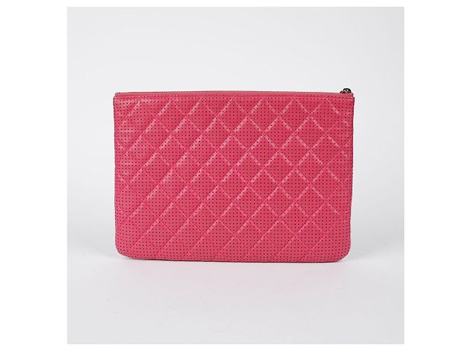 Chanel Clutch classico New Medium in pelle di agnello Rosa - vista 4