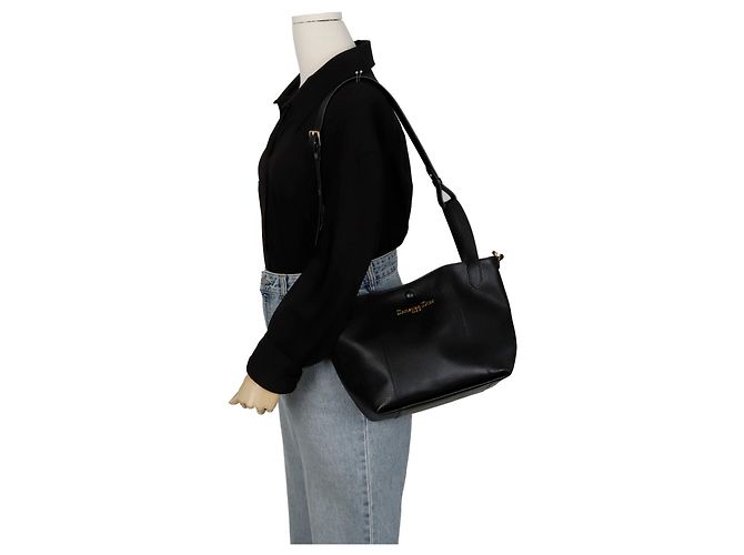 Dior Borsa a spalla bucket media Signature Nero - vista 10