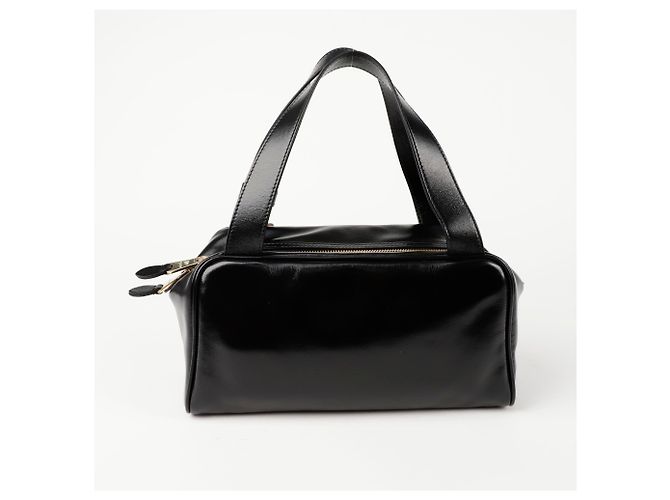 Miu Miu Bolsa tote com alça de mão Preto - vista 4