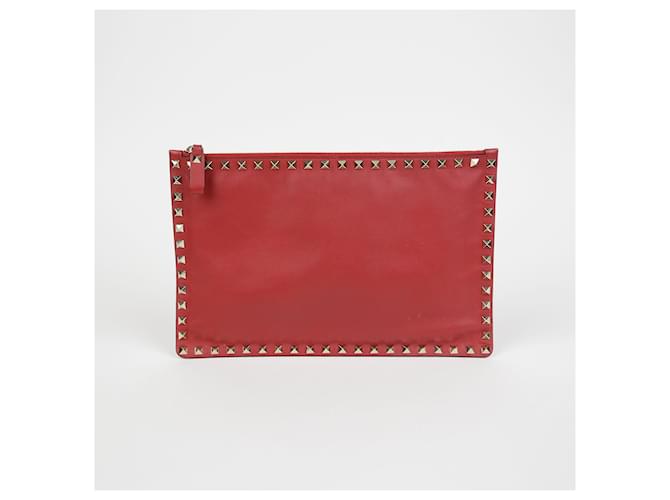 Valentino Clutch Rockstud Roja - vista 2