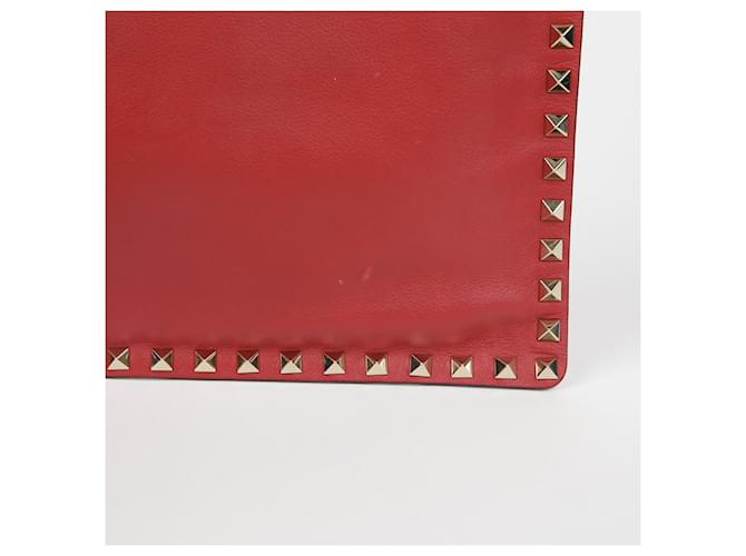 Valentino Clutch Rockstud Roja - vista 3