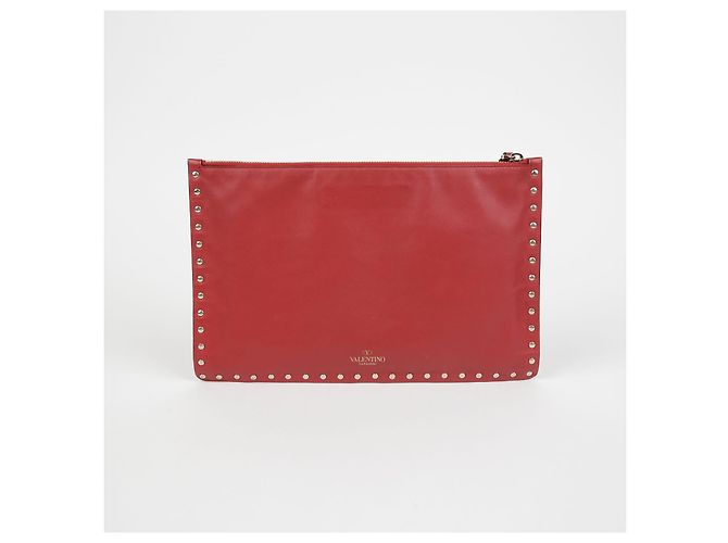 Valentino Clutch Rockstud Roja - vista 4