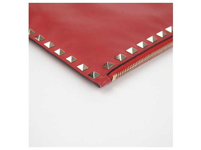 Valentino Clutch Rockstud Roja - vista 9