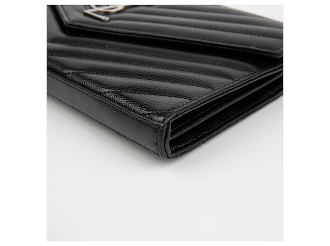 Saint Laurent Borsa a tracolla Monogram Chain Nero - vista 8