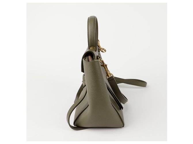Céline Mini Bolsa de Hombro Verde - vista 3