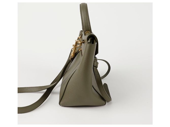 Céline Mini Bolsa de Hombro Verde - vista 6