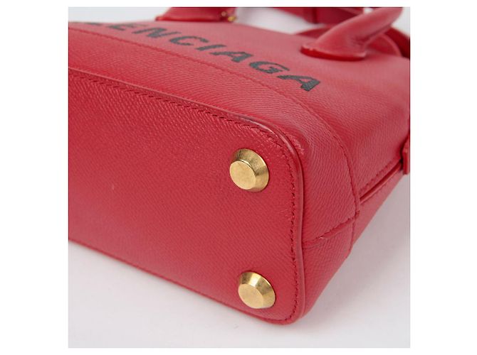 Balenciaga Borsa a Spalla Bill XXS Rosso - vista 10