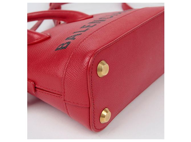 Balenciaga Borsa a Spalla Bill XXS Rosso - vista 11