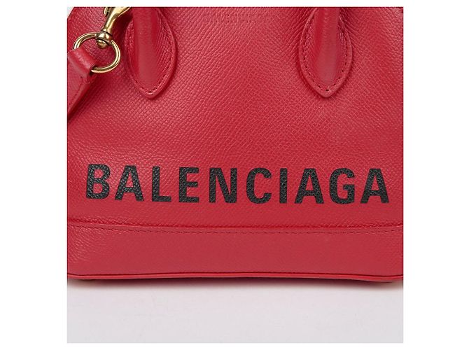 Balenciaga Borsa a Spalla Bill XXS Rosso - vista 3