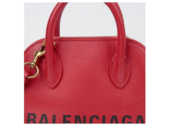 Balenciaga Borsa a Spalla Bill XXS Rosso - vista 4