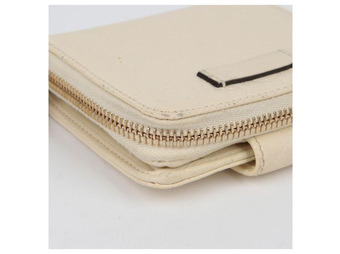 Gucci Portafoglio con zip Micro Sima Bianco - vista 9