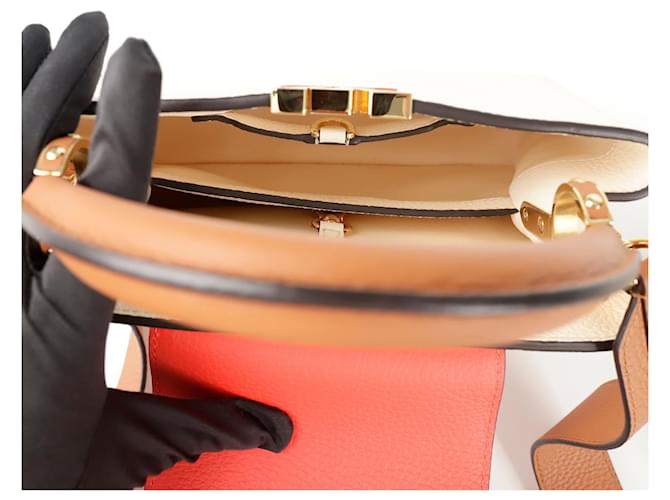 Louis Vuitton Borsa a Spalla Capucines BB Marrone - vista 11