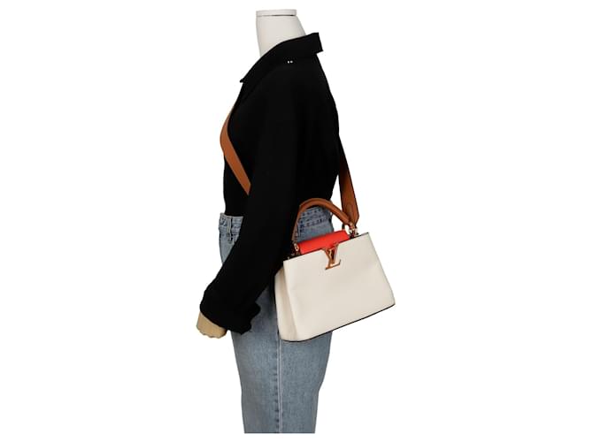 Louis Vuitton Borsa a Spalla Capucines BB Marrone - vista 12