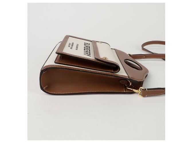 Burberry Mini Tote Schultertasche Braun - vista 6