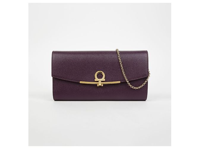 Salvatore Ferragamo Borsa a Spalla Gancini Clutch - vista 2