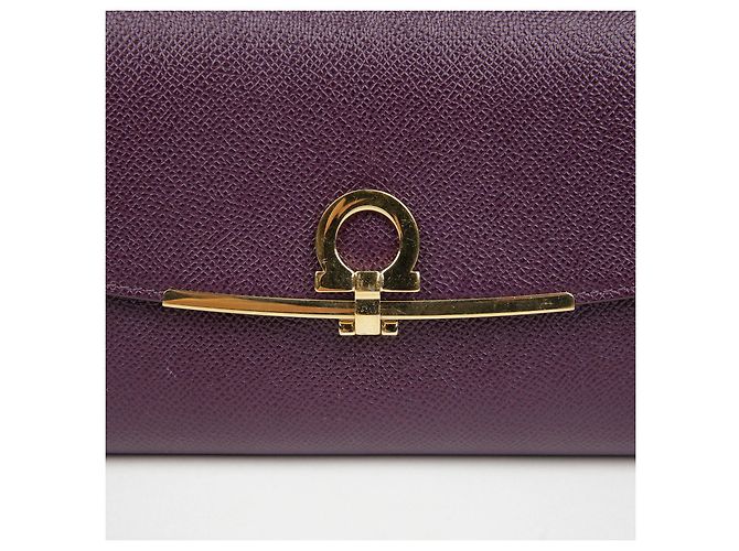 Salvatore Ferragamo Borsa a Spalla Gancini Clutch - vista 3