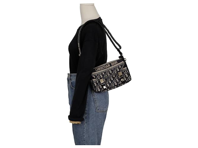 Dior Borsa a tracolla piccola Camp Blu - vista 10