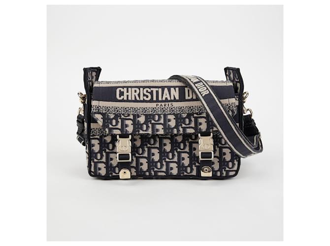 Dior Borsa a tracolla piccola Camp Blu - vista 2