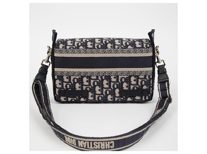 Dior Borsa a tracolla piccola Camp Blu - vista 3