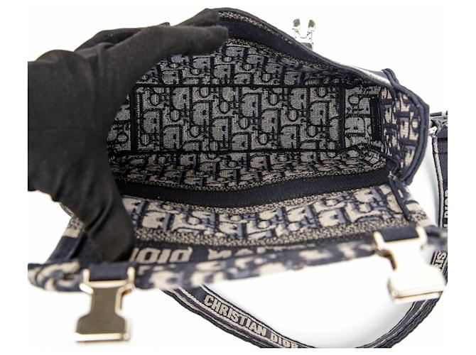 Dior Borsa a tracolla piccola Camp Blu - vista 9