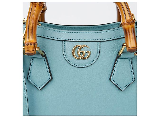 Gucci Borsa a Spalla Diana Mini Tote Verde - vista 3