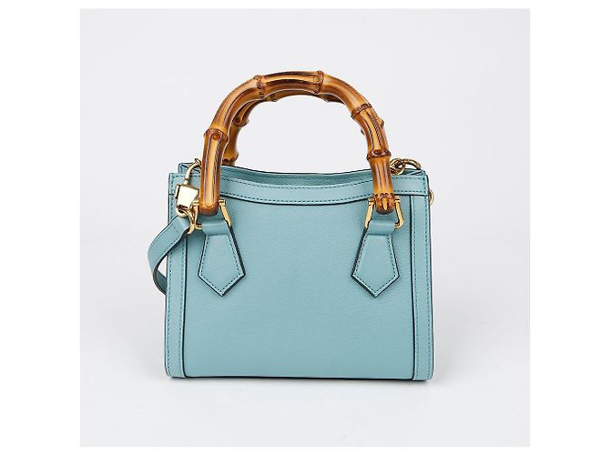 Gucci Borsa a Spalla Diana Mini Tote Verde - vista 4