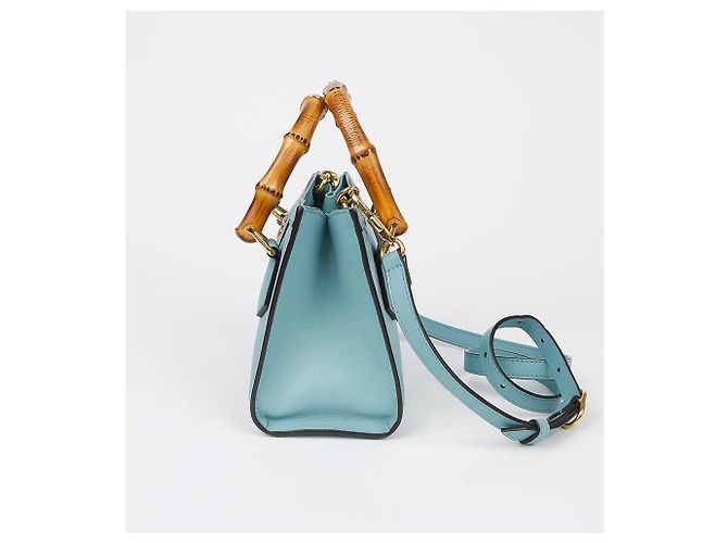 Gucci Borsa a Spalla Diana Mini Tote Verde - vista 5