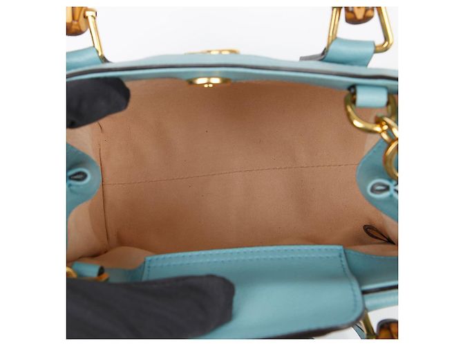 Gucci Borsa a Spalla Diana Mini Tote Verde - vista 8
