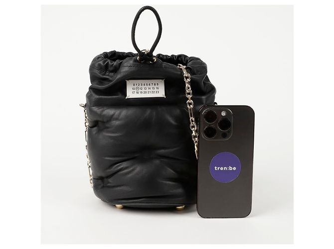 Maison Martin Margiela Borsa a Spalla Glam Slam Bucket Nero - vista 10
