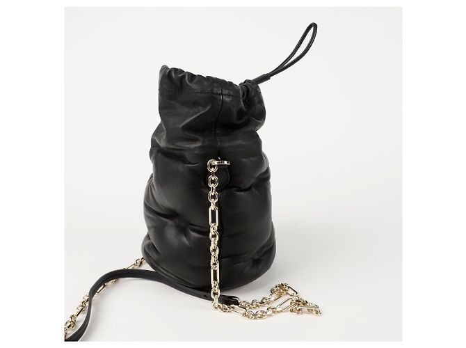 Maison Martin Margiela Borsa a Spalla Glam Slam Bucket Nero - vista 6
