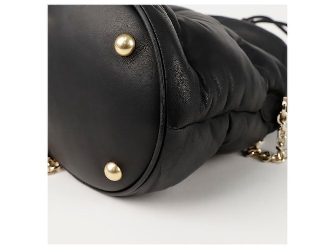 Maison Martin Margiela Borsa a Spalla Glam Slam Bucket Nero - vista 9