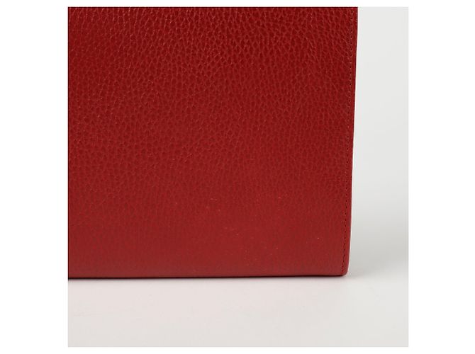 Gucci Clutch con pattina GG Marmont Rosso - vista 4