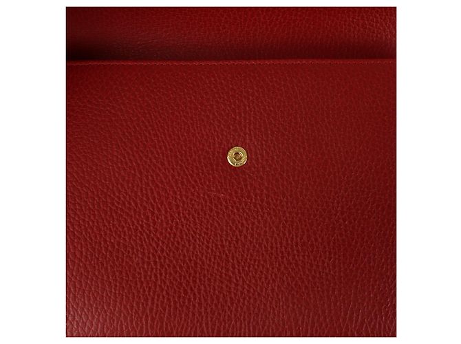 Gucci Clutch con pattina GG Marmont Rosso - vista 9
