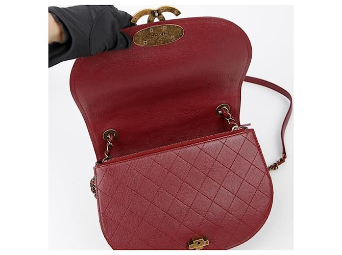 Chanel Borsa a tracolla Coco Curve Rosso - vista 10
