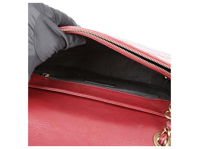 Chanel Borsa a tracolla Coco Curve Rosso - vista 11