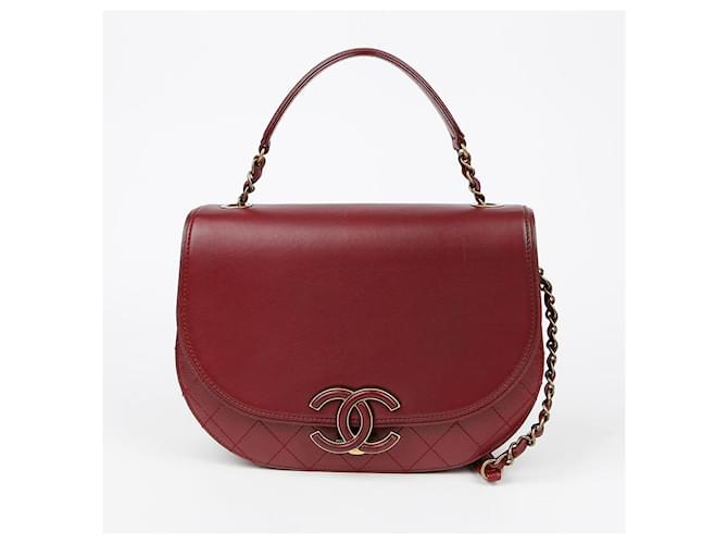 Chanel Borsa a tracolla Coco Curve Rosso - vista 2