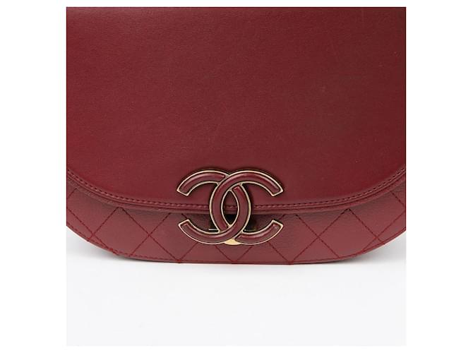 Chanel Borsa a tracolla Coco Curve Rosso - vista 4