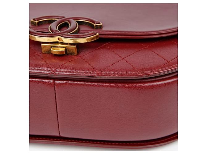 Chanel Borsa a tracolla Coco Curve Rosso - vista 8
