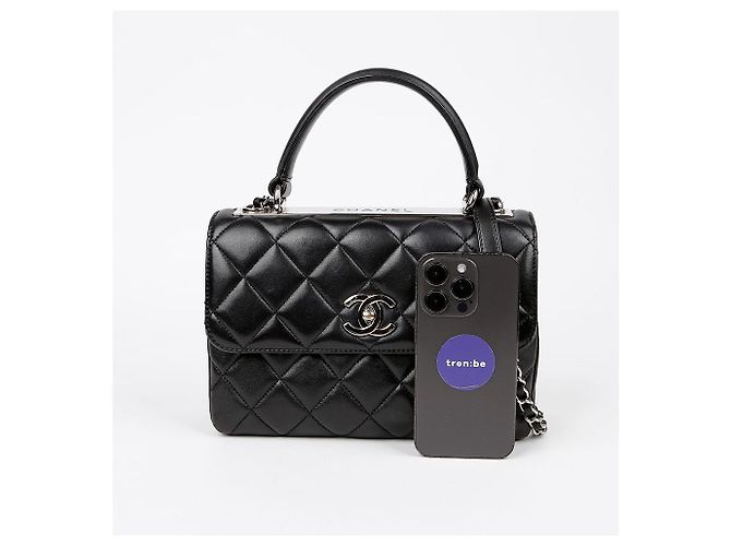 Trendy CC Chanel Borsa a spalla piccola CC alla moda Nero - vista 11